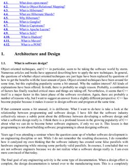 4.1. What does open mean?
4.2. What is Object/Relational Mapping?
4.3. What is Hiberna