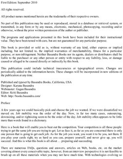 First Edition: September 2010
All rights reserved.
All product names mentioned herein are the trademarks of their respect