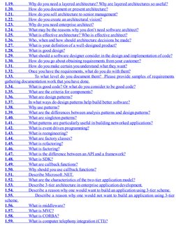 1.19. Why do you need a layered architecture? Why are layered architectures so useful?
1.20. How do