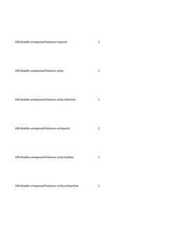 VM.disable-unexposed-features-trayicon
1
VM.disable-unexposed-features-unity
1
VM.disable-unexposed-features-unity-interlock