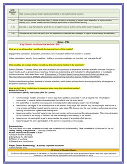 ACEI
Standard
4.0a,b
State how you assessed student learning and whether or not student learning occurred.
4.0b
State how as