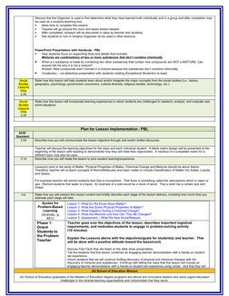 Discuss that the Organizer is used to first determine what they have learned both individually and in a group and after compl