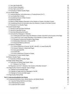 
5.1 Very High Quality MC
26
5.2 Very Positive Reputation
26
5.3 Very High Level of E-