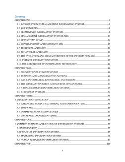 ii
Contents
CHAPTER ONE .................................................................................................