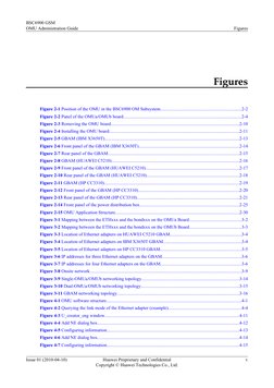 Figures
Figure 2-1 Position of the OMU in the BSC6900 OM Subsystem...........................................................