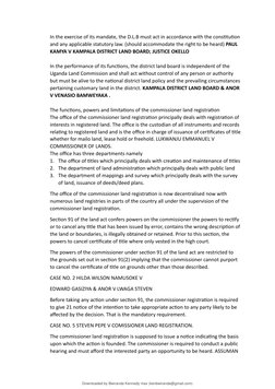In the exercise of its mandate, the D.L.B must act in accordance with the constitution
and any applicable statutory law. (sh