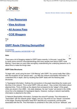 Tweet
0
Blog Home | INE Home | Members | Contact Us | Subscribe
Free Resources
View Archives
All Access Pass
CCIE Bloggers
A
