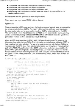 ASBR’s next hop interface is non-passive under OSPF AND
ASBR’s next hop interface is not point-to-point AND
ASBR’s next hop i