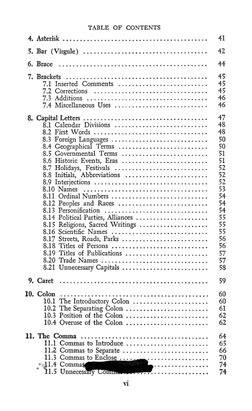 TABLE OF CONTENTS
4. Asterisk
41
5. Bar
(Virgnie)
42
6. Brace
44
7. Brackets
45
7.1
Inserted Comments
45
7.2
Corrections
45
7