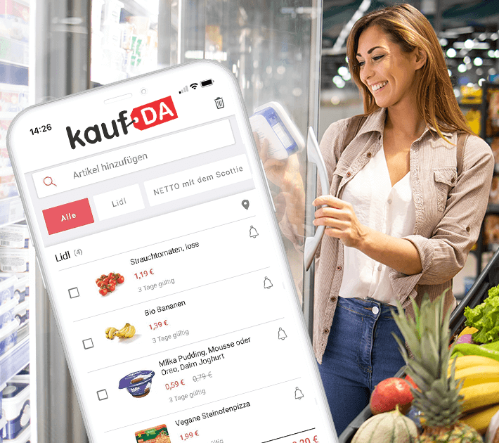 Lokalisieren, Angebote finden & Sparen