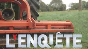 Gyrobroyeur à marteaux semblable au modèle utilisé les 13 et 14 août dans les Fagnes