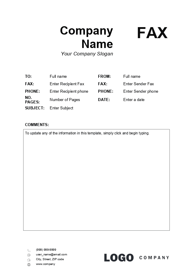 Fax cover sheet 2