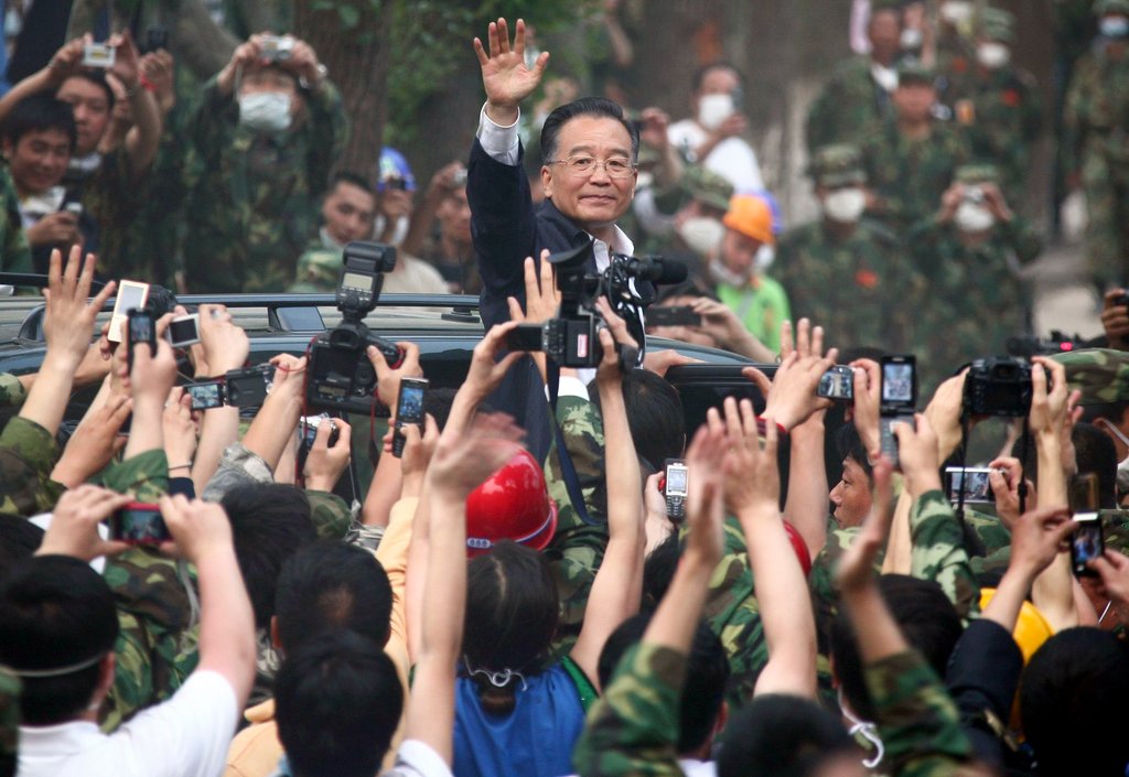 中国总理温家宝。照片摄于2008年。
