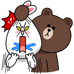 Hoppin' Mad! Angry LINE Characters