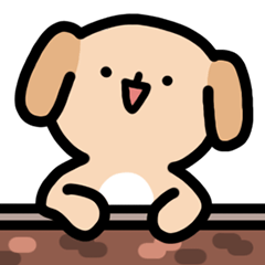 A neighboring dog