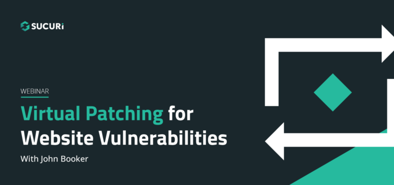 Virtual Patching Sucuri Webinar Featured Image