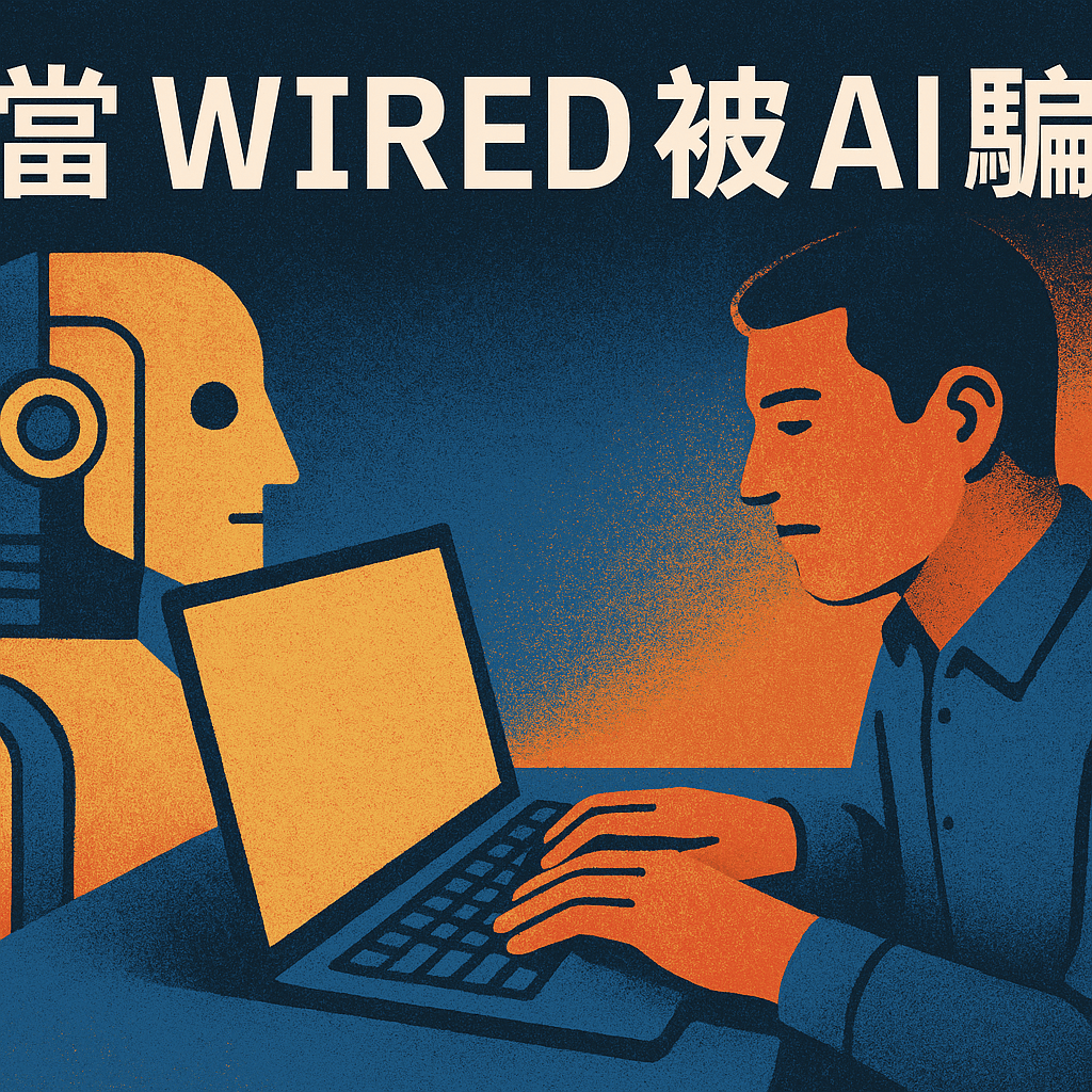 當 WIRED 被 AI 騙:一場新聞專業的震盪與台灣的借鏡