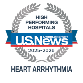Heart Arrhythmia USNWR High Performing Hospital