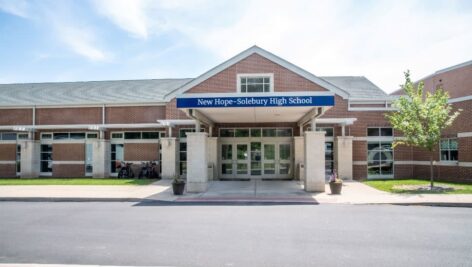 New Hope-Solebury High School outside.