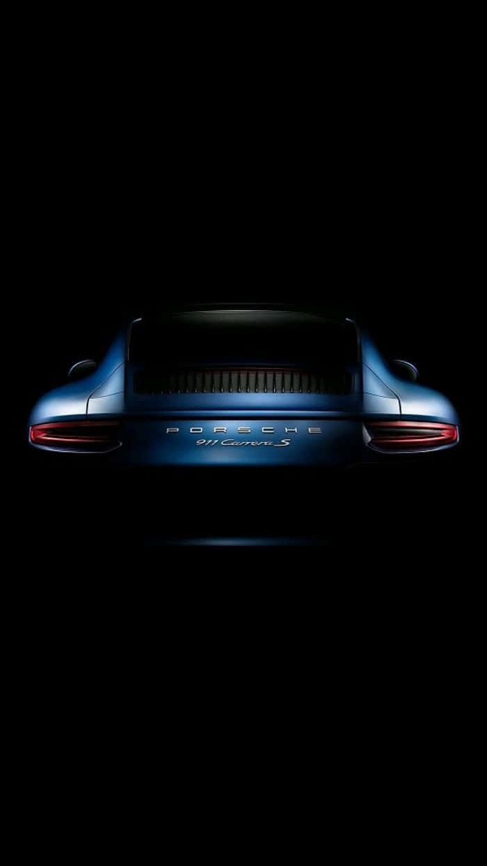 Amoleds Blå Porsche 911 Wallpaper