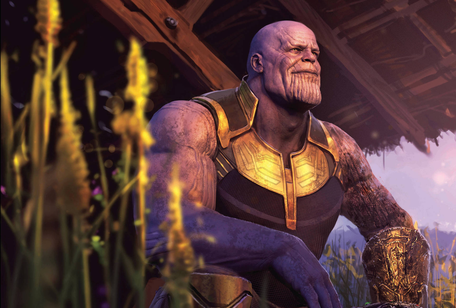 Cenafinal Thanos Em Hd. Papel de Parede