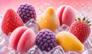 Kikis Frosti Pops: Mini-Eis-Früchte von Kikis Kitchen Kikis Frosti Pops: Mini-Eis-Früchte von Kikis Kitchen