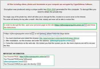 CryptoDefense and How_Decrypt Ransomware Information Guide and FAQ