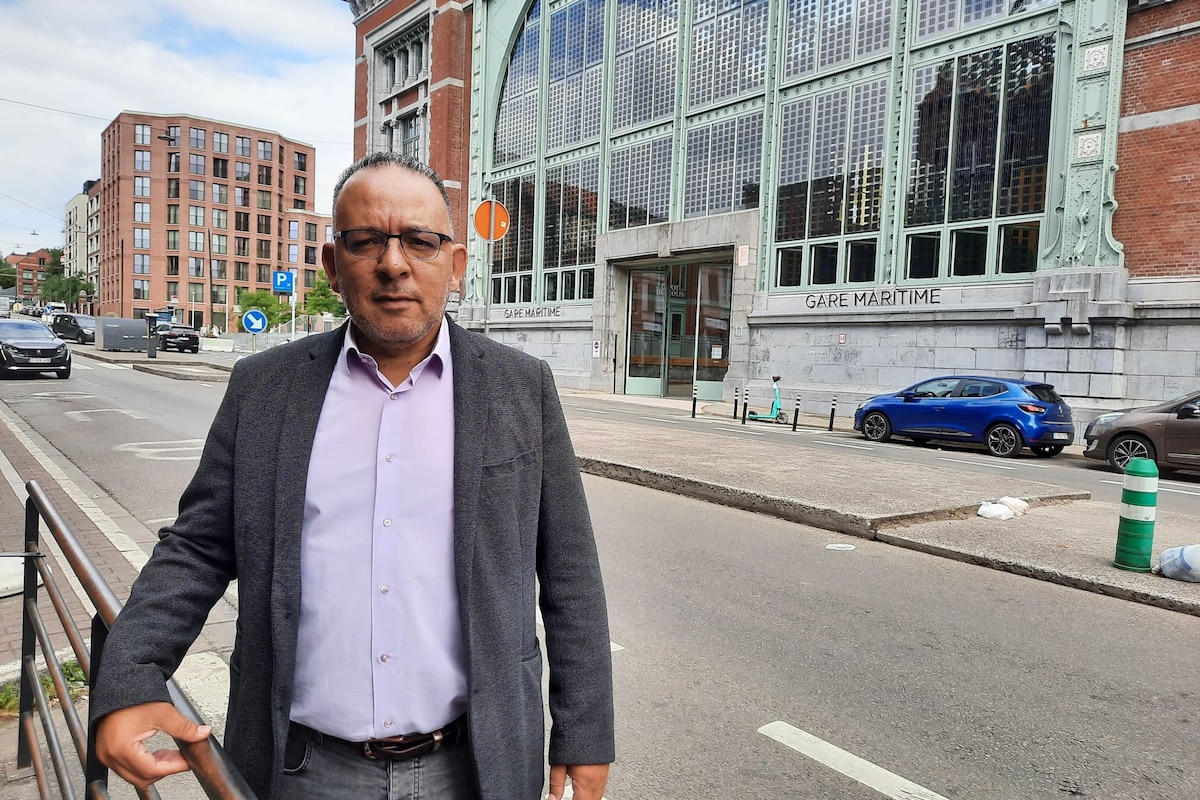 Abdellah Achaoui, échevin de la Mobilité à Molenbeek.