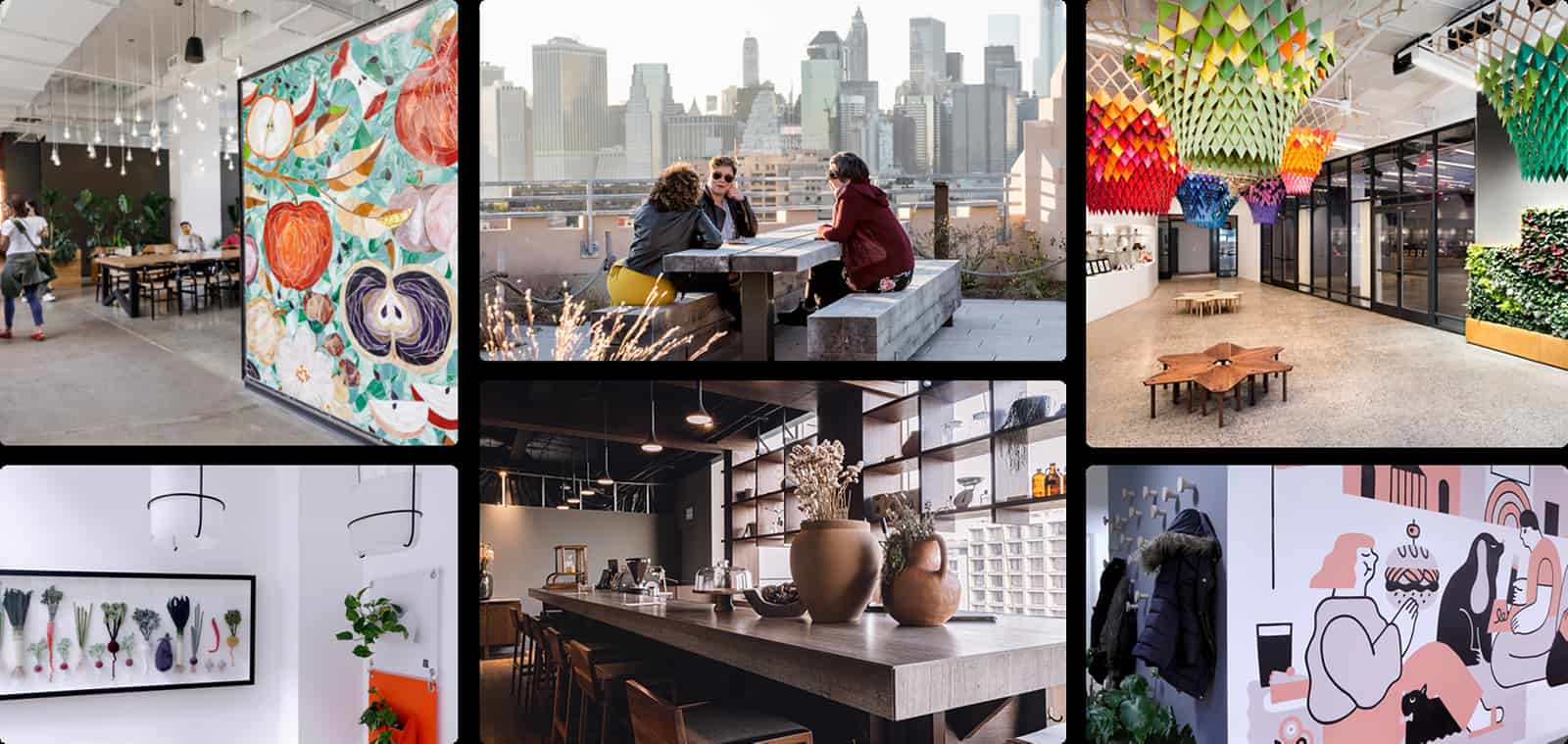 Etsy office collage image