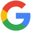 The Google logo, a capital “G” in red, yellow, green and blue.