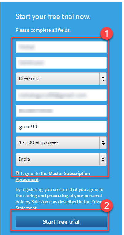 Πρόσβαση στο Salesforce