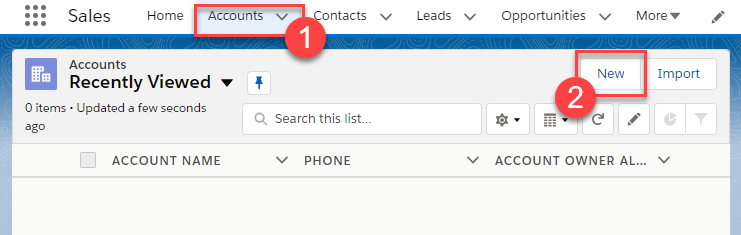Πρόσβαση στο Salesforce