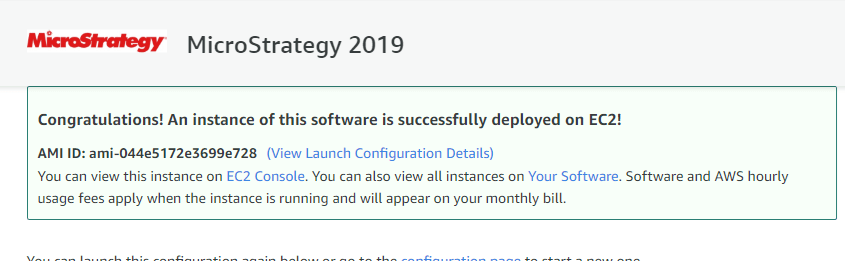 Εγκατάσταση και ρύθμιση MicroStrategy