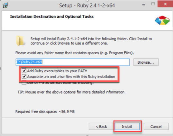 Téléchargez et installez Ruby sur Windows