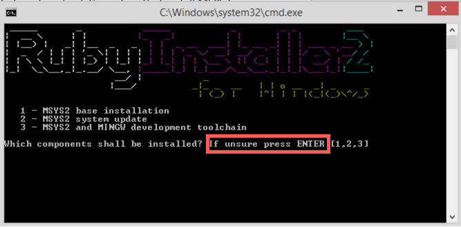 Téléchargez et installez Ruby sur Windows