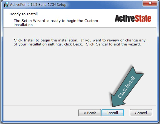Installer Perl sur Windows