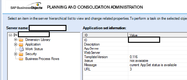 Administration BPC dans SAP