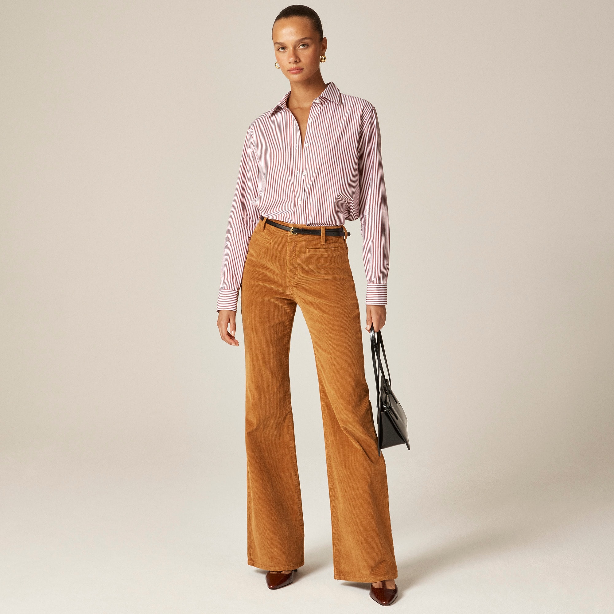 womens Vintage flare pant in corduroy