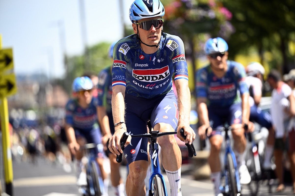 Dutch Dylan van Baarle of Soudal Quick-Step pictured at the start of stage 10 of the 2026 Tour de France cycling race, a stage of 167km from Aurillac to Le Lioran, on Tuesday 14 July 2026. The 113th edition of the Tour de France starts on Saturday 4 July in Barcelona, Spain, and will finish in Paris, France on the 26th of July. BELGA PHOTO JASPER JACOBS
