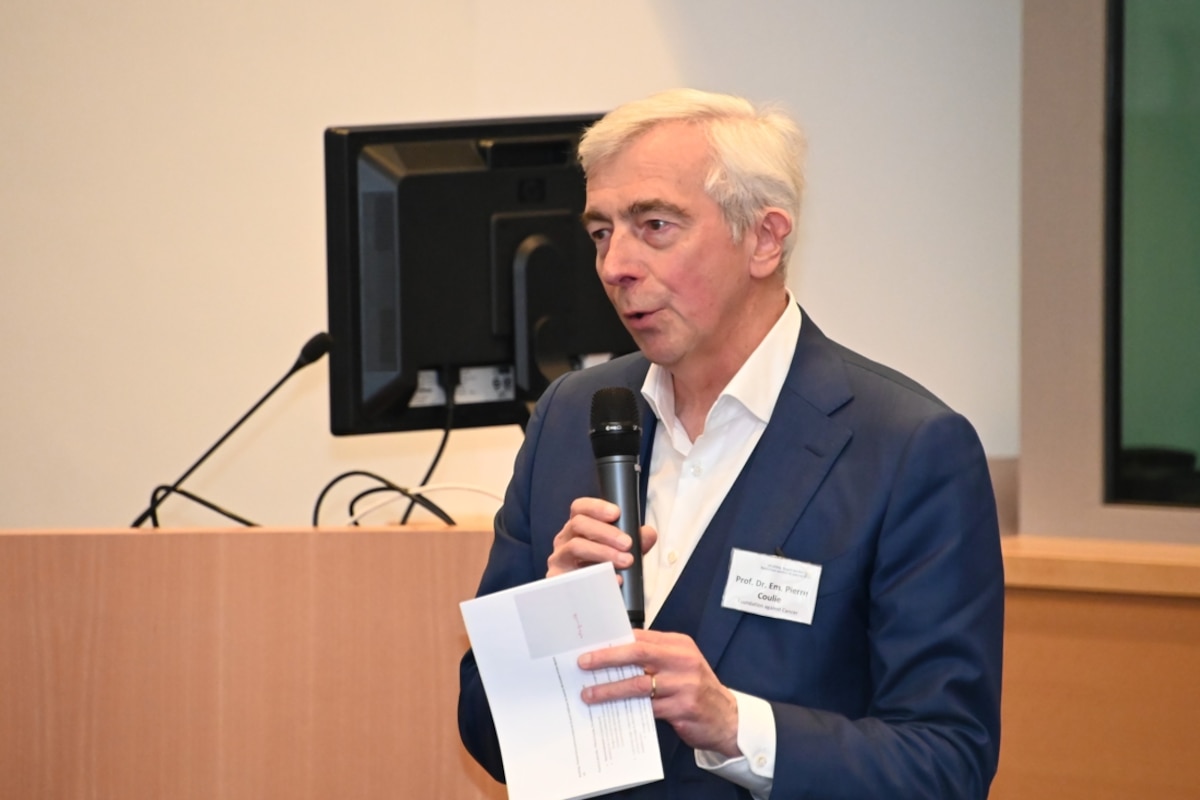 Le Pr Pierre Coulie, coprésident de la Fondation contre le Cancer