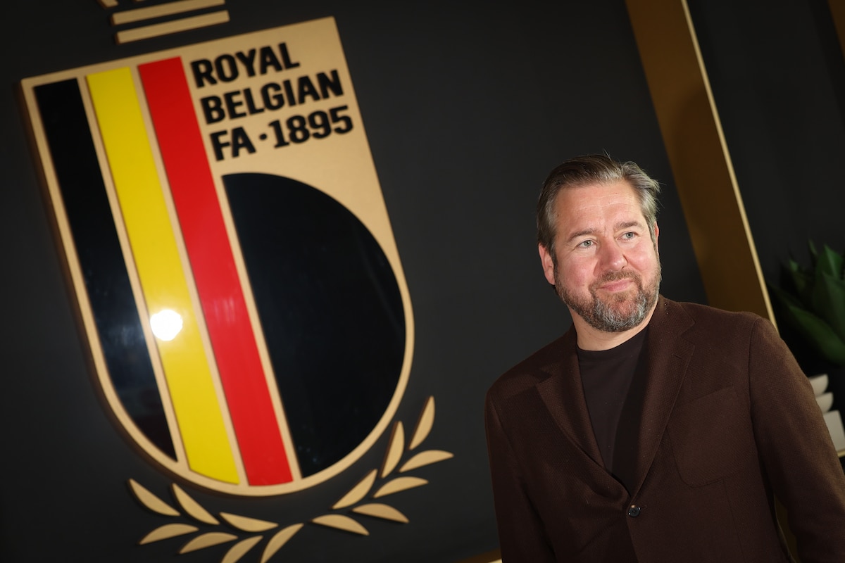 Belgium soccer union CEO director Vincent Mannaert poses for the photographer after a press conference of RBFA-KBVB at the national training center in Tubize, on Thursday 8 October 2026.
BELGA PHOTO VIRGINIE LEFOUR