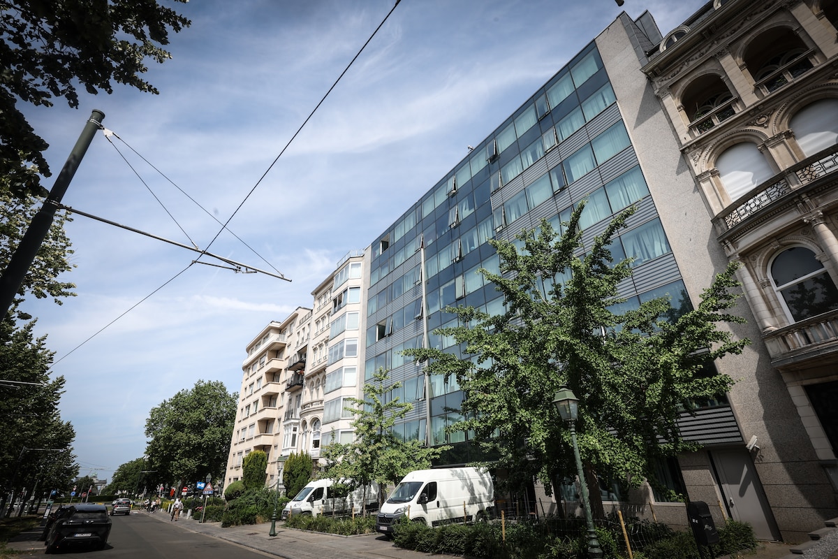 Le 158 avenue de Tervuren à Woluwe-Saint-Pierre est un batiment squatté