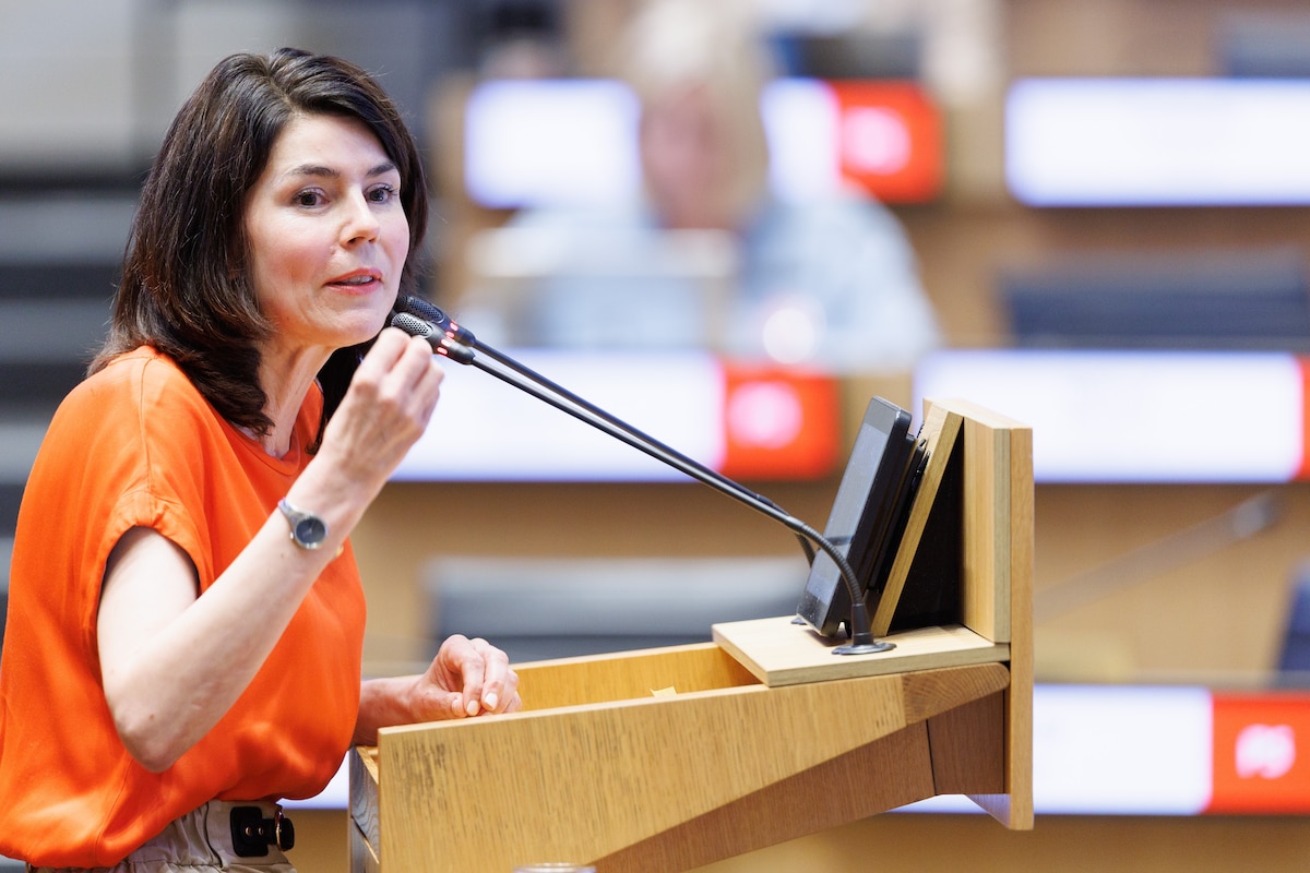 Federation Wallonia - Brussels vice-president and minister of education Valerie Glatigny is pictured during a plenary session of the parliament of the Federation Wallonie-Bruxelles (Federation Wallonia Brussels - Federatie Wallonie Brussel) in Brussels, Wednesday 9 September 2026.
BELGA PHOTO BENOIT DOPPAGNE