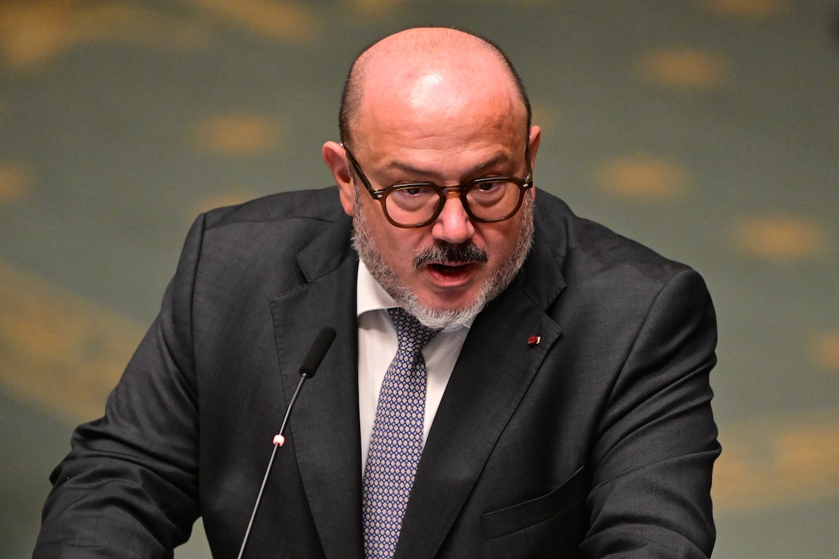 Minister of Interior Bernard Quintin pictured during a plenary session of the Chamber at the Federal Parliament in Brussels, Thursday 17 September 2026.
BELGA PHOTO DIRK WAEM
