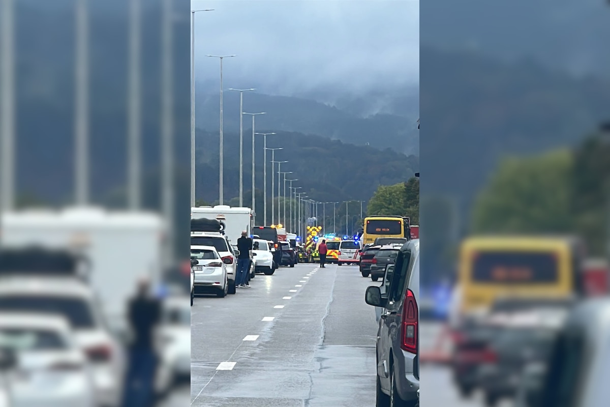 L'autoroute est fermée.
