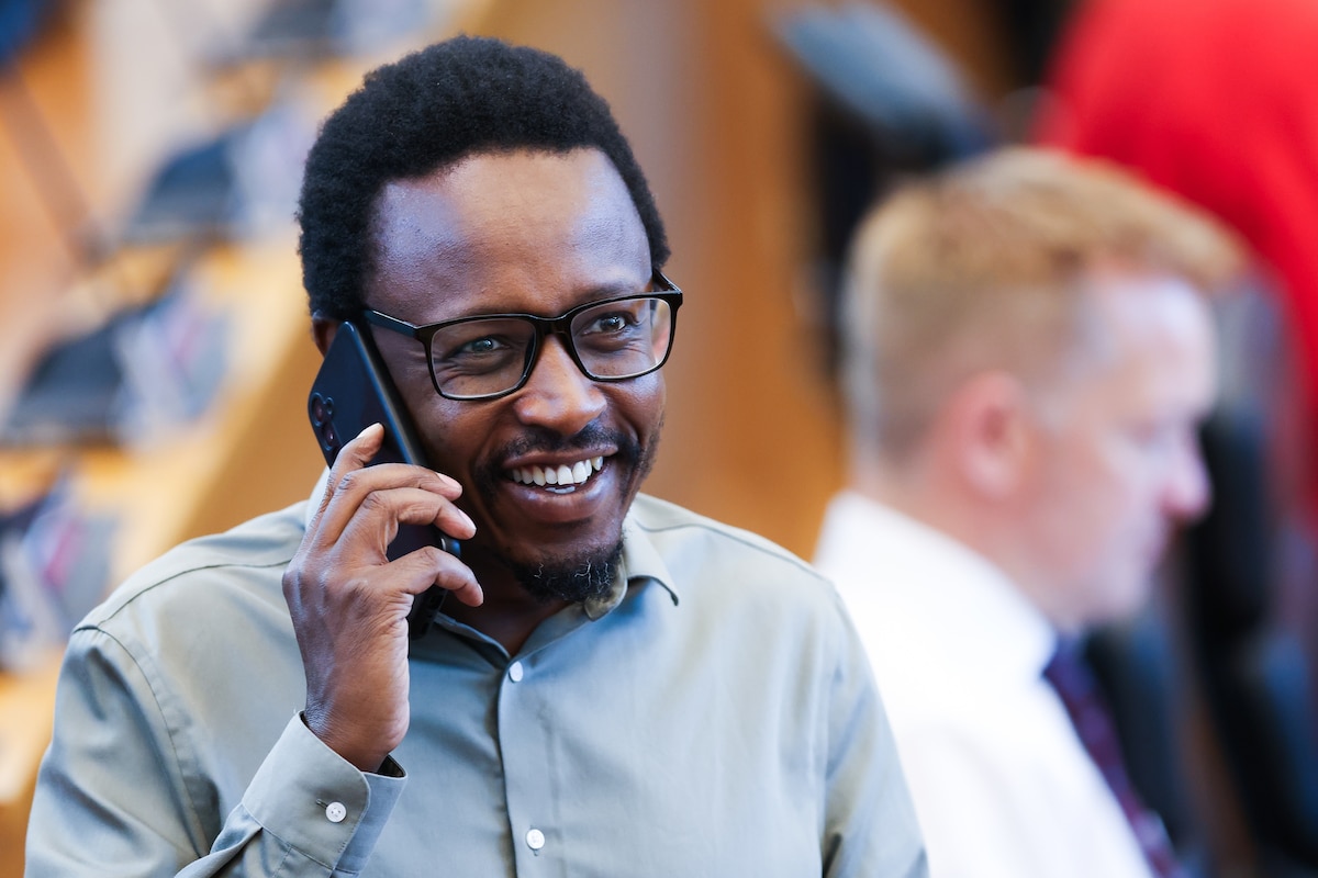 PTB Germain Mugemangango pictured during a plenary session of the Walloon Parliament in Namur on Wednesday 15 July 2026. BELGA PHOTO BRUNO FAHY