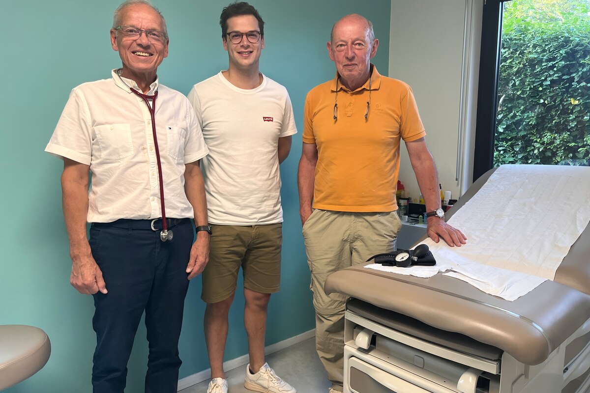 Entre son oncle Philippe et son père Bernard, Baptiste est la troisième génération de médecin chez les Danthine.