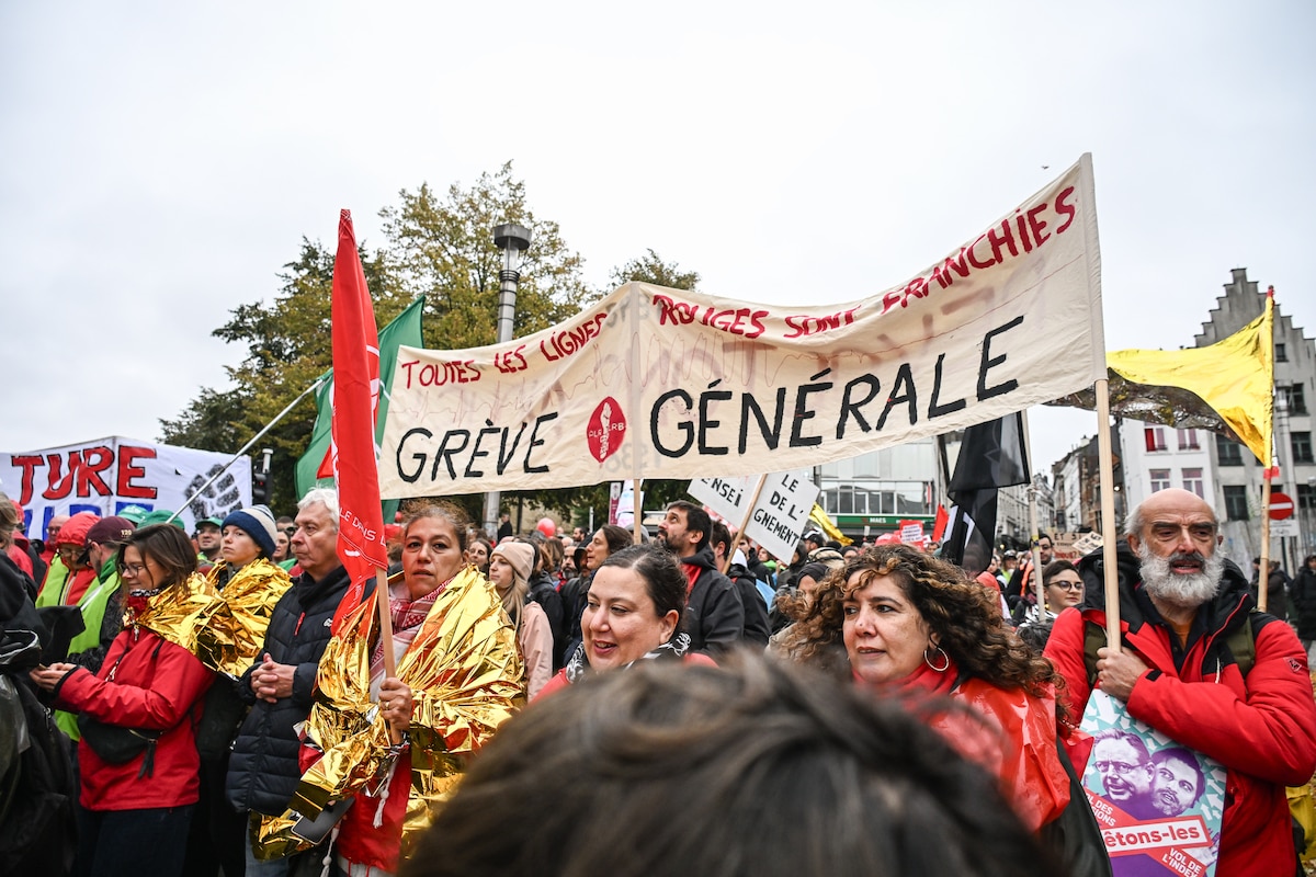 Manifestation contre la politique gouvernementale