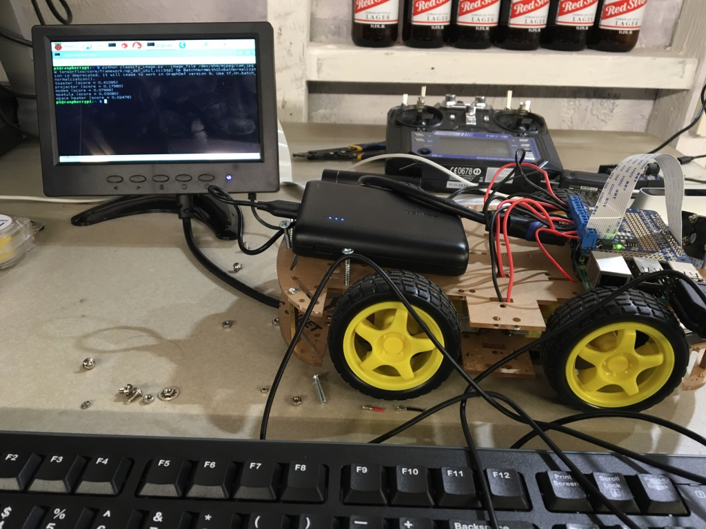 Robot plugged in