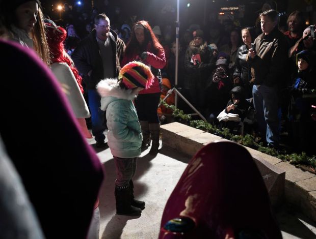 Kylee Brown, sister of late Laney Brown, takes in the...